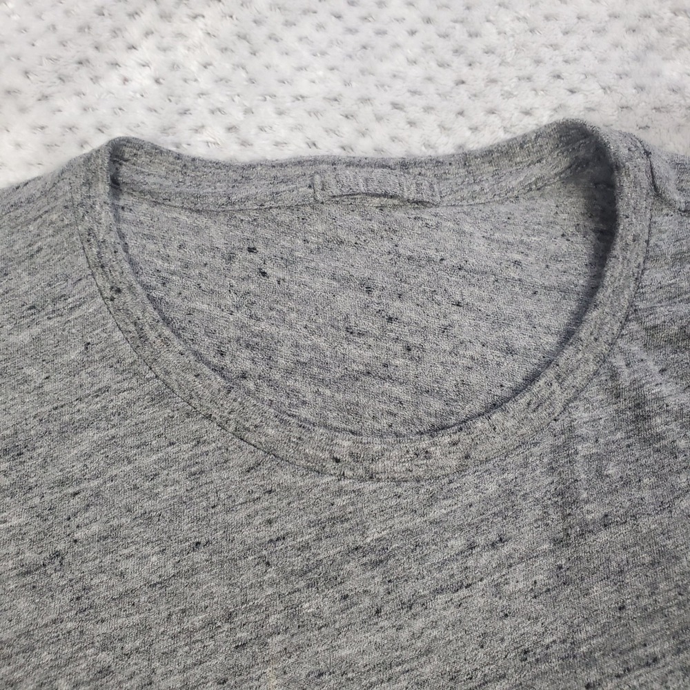 Marine Layer Crewneck T-Shirt Mens L / XL Grey Heathered Short Sleeve Casual USA - Picture 3 of 8